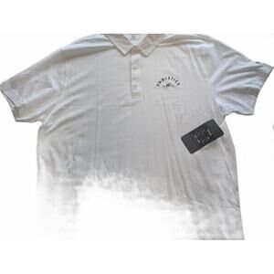 Fabletics The 24-7 Polo Shirt Size XL White